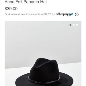 Urban Outfitters fedora hat